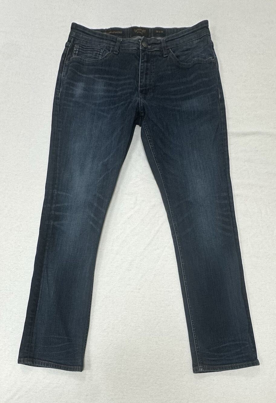 Outpost Makers Orignal Straight Denim Blue Jeans 36x32(31) Candiani OPOS539 EUC